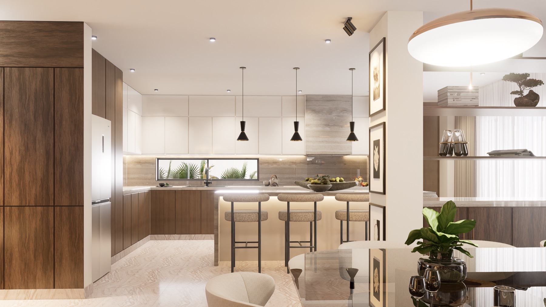 Cocina modular de alta gama diseñada por DAKA Cuisine